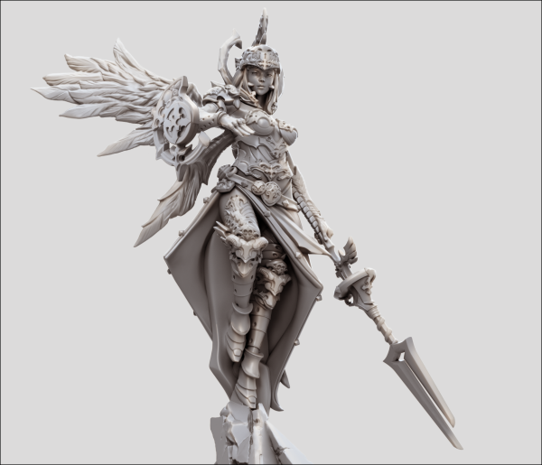 Isaëlle, the Heir of Souls fantasy resin miniature